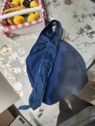 Borsone tracolla blu