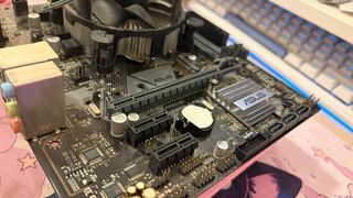 Placa base Intel i3-8350K con disipador