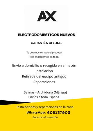 Electrodomésticos: venta, instalación y reparacion