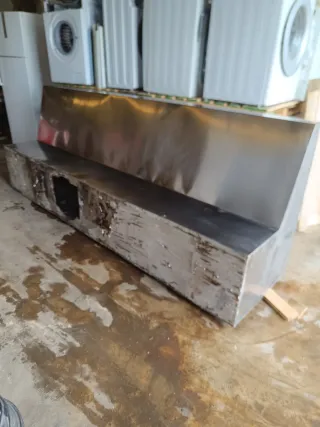 Campana extractora industrial acero inoxidable