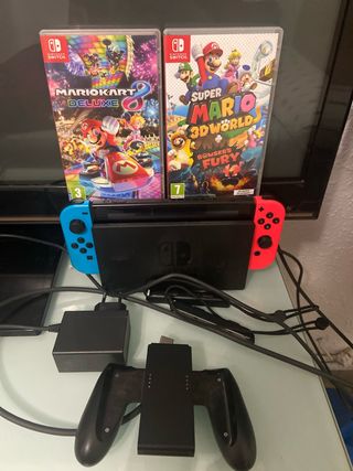 Nintendo Switch + 2 Juegos Mario