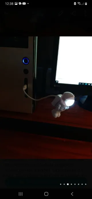 Luz LED Astronauta USB Flexible