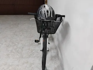 Bicicleta Decathlon Blanca