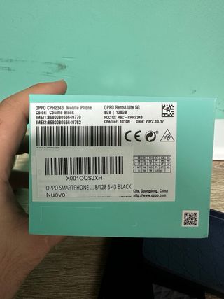 Oppo Reno 8 Lite Nero