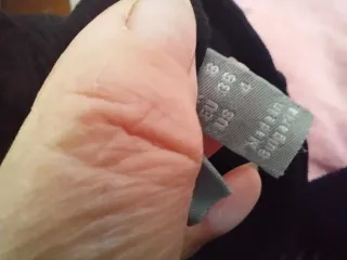 Top negro manga larga escote cuadrado