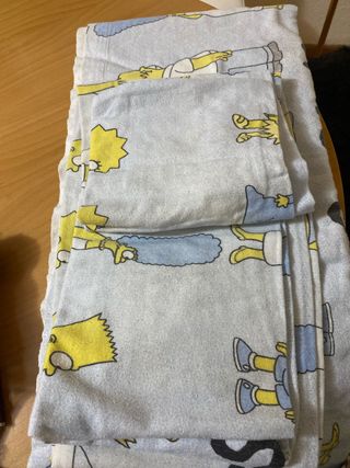 Sábanas Franela Simpsons