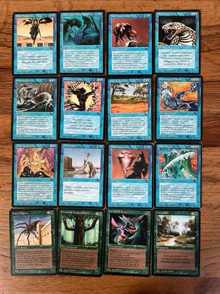 58 carte Magic FBB Italiane Vintage