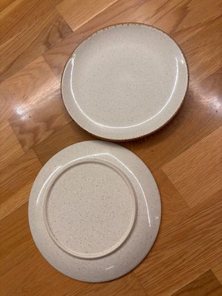 Platos de cerámica Carrefour