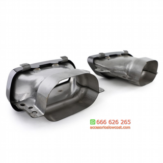 COLAS DE ESCAPE NEGRAS LOOK AMG PARA MERCEDES A W