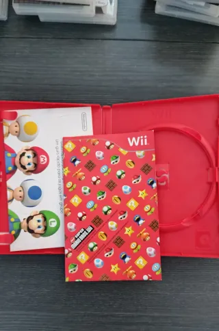 Caja y manuales New Super Mario Bros Wii