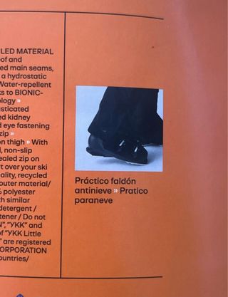 Pantalón de esquí Crivit mujer negro T.36