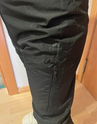 Pantalón de esquí Crivit mujer negro T.36