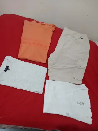 Lote Ropa Hombre: Camisetas y Pantaloneta