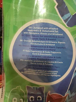 Disfraz Infantil PJMasks Oficial