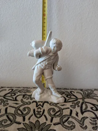 Lote 9 Figuras cerámica biscuit