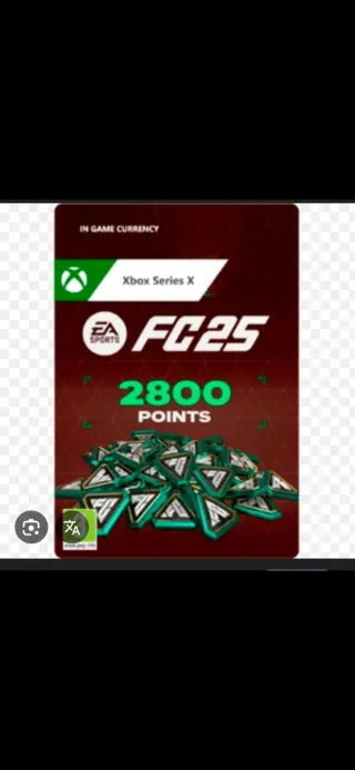 FC 25 2800 Puntos Xbox Series X