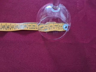 Juego de 10 copas de cristal