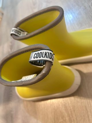 Botas de agua Coolkids niño amarillas