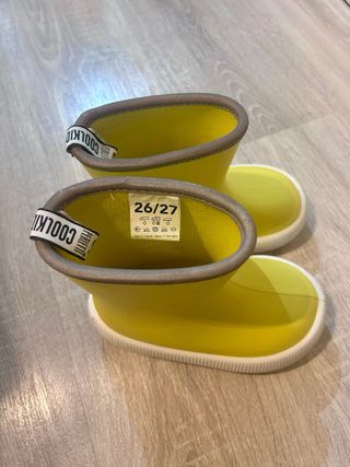 Botas de agua Coolkids niño amarillas
