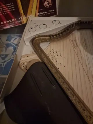 Arpa Harbert Años60 La Magica Arpa D'Oro