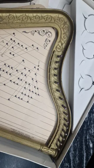 Arpa Harbert Años60 La Magica Arpa D'Oro