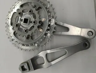 plato y Bielas BTT Aluminio