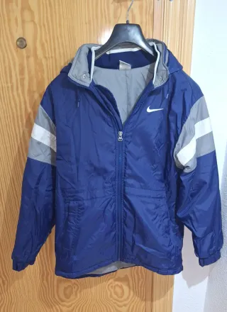 Chaqueta Vintage Nike Azul y Gris