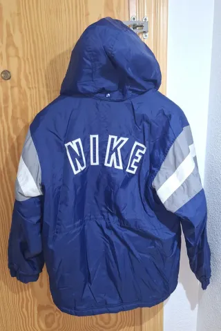 Chaqueta Vintage Nike Azul y Gris