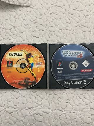 Esto es Futbol PS1 y Pro Evolution Soccer 4 PS2