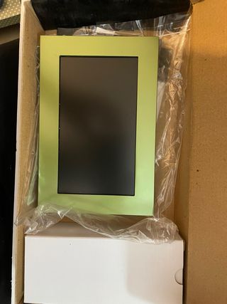 Marco de fotos digital verde