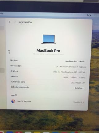 MacBook Pro i5 Plata