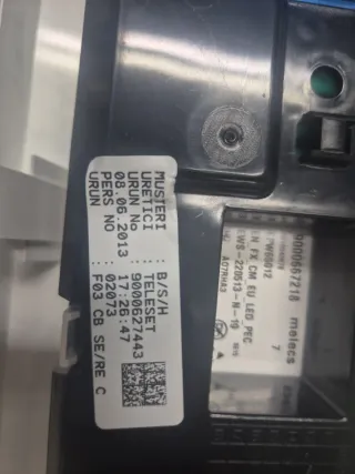 Placa y frontal lavadora Balay TS853