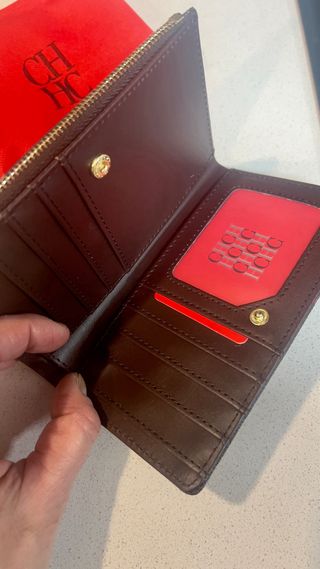 Cartera Ositos ,Rojo Marrón