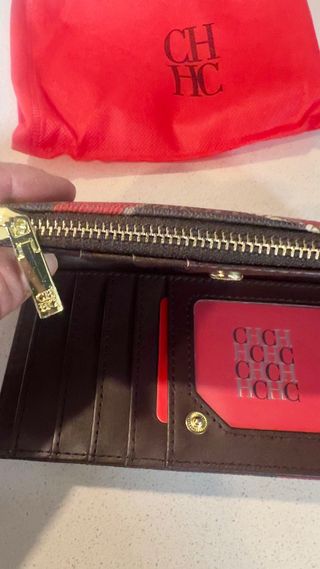 Cartera Ositos ,Rojo Marrón