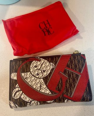 Cartera Ositos ,Rojo Marrón
