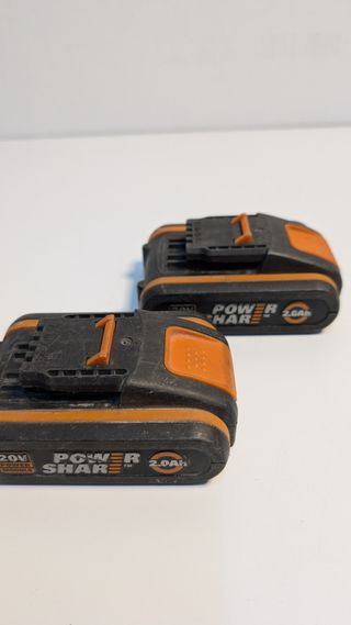 Pack 2 Baterías WORX 20V 2.0Ah + Cargador