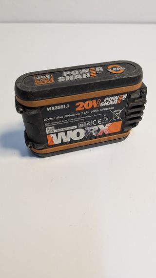 Pack 2 Baterías WORX 20V 2.0Ah + Cargador