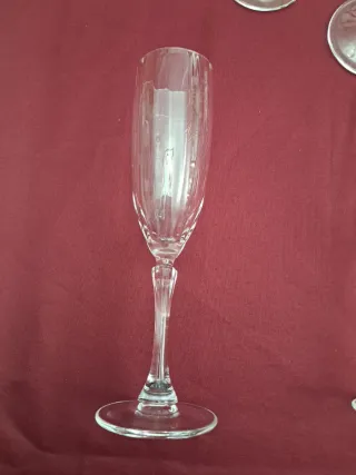 8 Copas de Cava Cristal