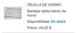 Bandejas Horno Samsung