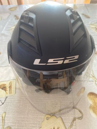 Casco Moto LS2 Negros Visera Transparente