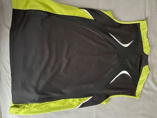 Camiseta Tirantes Adidas Talla XL Negra y Verde