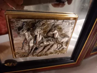 Cuadros relieve italianos madera y metal