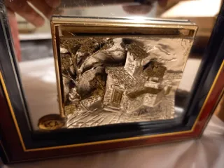 Cuadros relieve italianos madera y metal