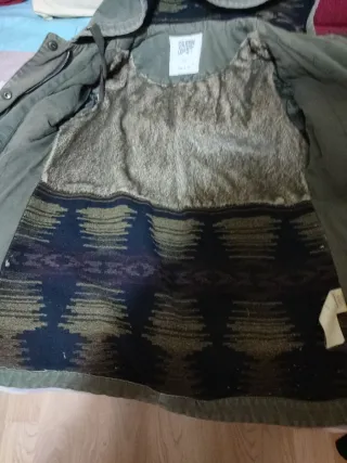 Cazadora verde militar mujer Talla S