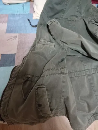 Cazadora verde militar mujer Talla S