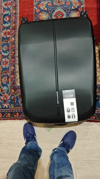 Maleta grande Gabol negra ABS