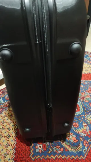 Maleta grande Gabol negra ABS