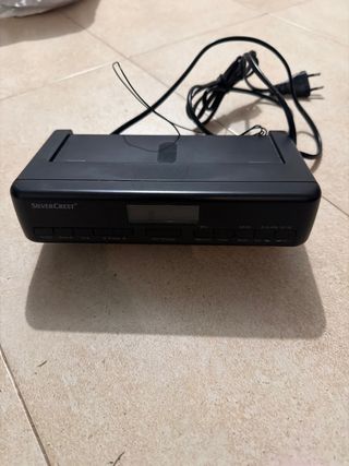 Radio Despertador Silver Crest Negra