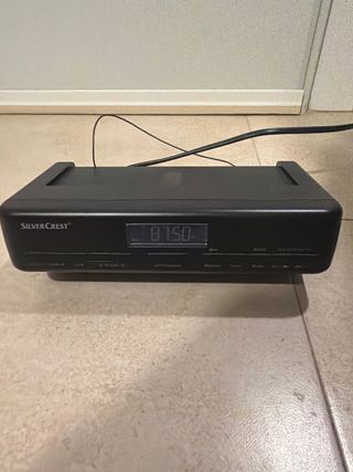 Radio Despertador Silver Crest Negra