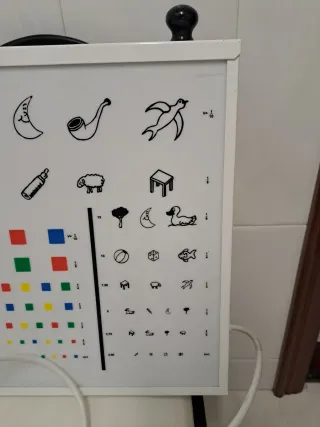 Optotipo Infantil con Dibujos